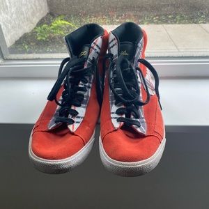 𝅺nike Blazer x Ben Simmons Red Black White Plaid Sneakers